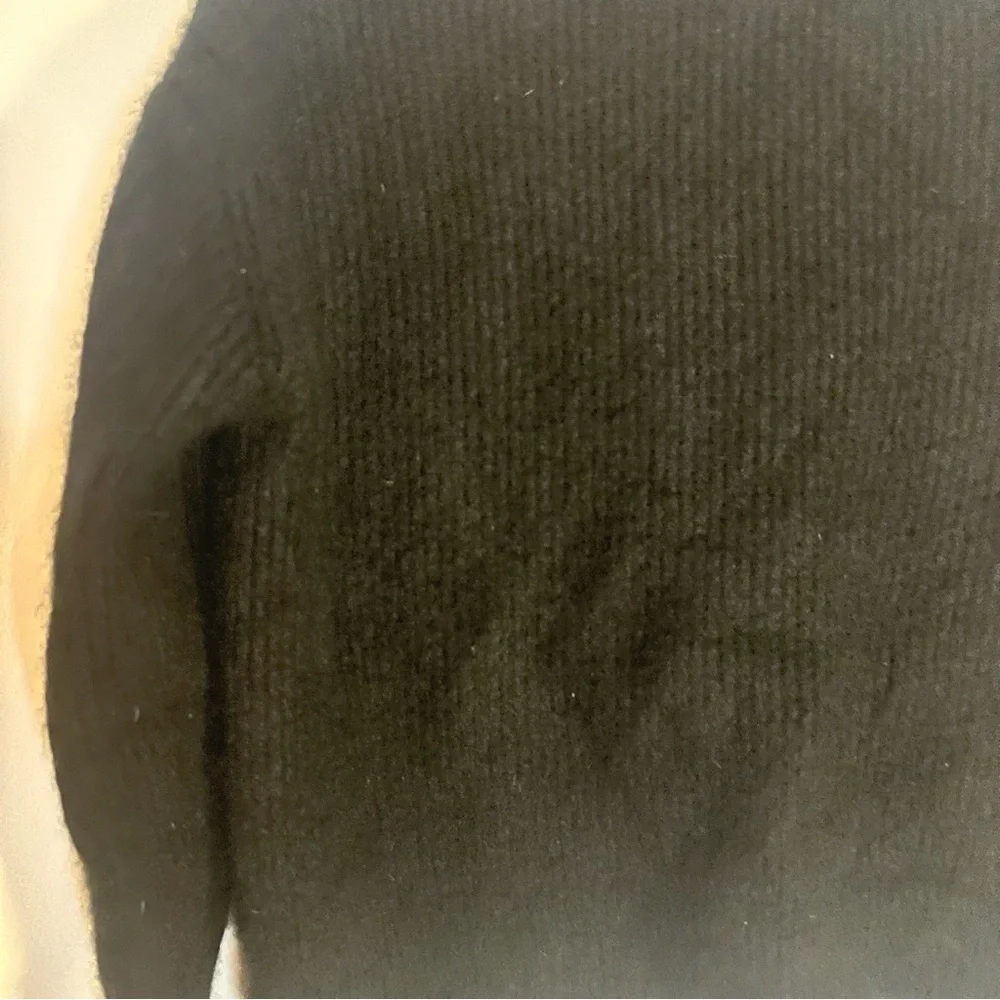 Quince 100% Cashmere Black Button Front Cardigan Sweater S - Picture 12 of 16